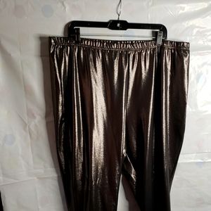 Shiny Evening wear dress pants by Roamans.